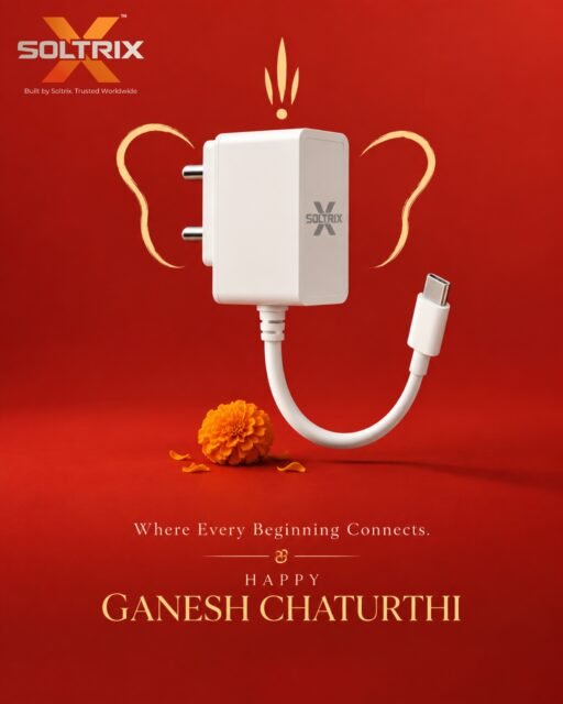 Some connections are made by technology. Some are made by faith. 🧡

This Ganesh Chaturthi, we celebrate the spirit of new beginnings—the first step, the fresh idea, the unexpected opportunity, and every little moment that sets something bigger in motion.

At SoltriX, we believe every beginning deserves a connection that keeps it moving. ⚡

May this festive season bring fewer obstacles, stronger connections and plenty of reasons to move forward.

Here’s to beginnings that go places. 🐘✨

#ganeshchaturthi #ɢᴀɴᴘᴀᴛɪʙᴀᴘᴘᴀᴍᴏʀʏᴀ #ganeshchaturthi2026 #SoltriX #newbeginnings 

[Ganesh Chaturthi, Ganesh Chaturthi 2026, Ganpati Bappa Morya, Ganesh festival, Ganpati festival, Lord Ganesha, Ganesh Utsav, Ganesh Puja, Ganesh Chaturthi India, Ganpati celebration, new beginnings, auspicious beginnings, positive beginnings, removing obstacles, prosperity, success, blessings, Indian festival, festive season, festival celebration, technology brand India, electronics brand India, power solutions India, electrical solutions, power supply, connectivity, smart technology, SoltriX, SoltriX India, Made in India]
